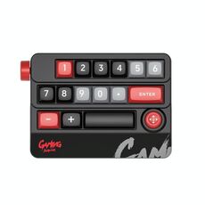Tastiera meccanica cablata RGB Hot Swap con manopola a bilanciere, programmazione macro, tastiera da gioco personalizzata (nera)