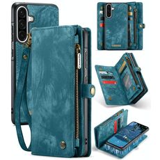 Per Samsung Galaxy A56 CaseMe 008 Custodia in pelle multifunzionale staccabile (blu)