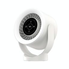 Ventilatore da tavolo, da camera da letto, da cucina, da parete, piccolo, ricaricabile tramite USB, mini ventilatore da tavolo circolante (albicocca)