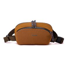 WEPOWER Borsa da petto da uomo personalizzata Borsa a tracolla per pendolari Borsa per cellulare Marsupio (marrone)