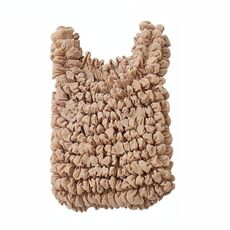 Mini borsa a bolle retrattile multifunzionale borsa per la spesa elastica di grande capacità (cachi)