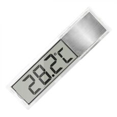 LK-50 Termometro per acquario digitale wireless esterno LCD trasparente Misuratore elettronico della temperatura dell'acqua (argento)