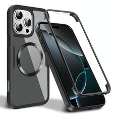 Per iPhone 16 Pro CD Texture MagSafe Custodia per telefono (nero)