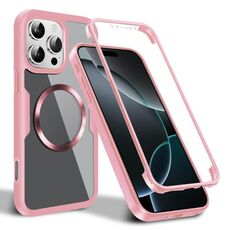 Per iPhone 16 Pro Max CD Texture MagSafe Custodia per telefono (rosa)