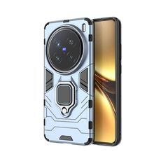 Per vivo X200 Pro Supporto ad anello magnetico Custodia per telefono in PC + TPU (blu navy)