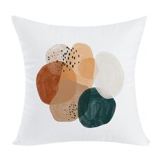 Federa per cuscino da divano stampata ad acquerello, senza stampa centrale, su richiesta, dimensioni: 35x35 cm (peluche corto)