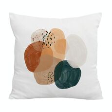 Federa per cuscino da divano stampata ad acquerello, senza stampa centrale, su richiesta, dimensioni: 35x35 cm (velluto di cristallo)