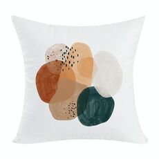 Federa per cuscino da divano stampata ad acquerello, senza stampa centrale, su richiesta, dimensioni: 40x40 cm (peluche corto)