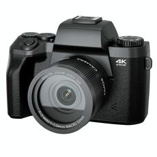 FSD-W5 4 pollici touch screen WiFi trasmissione 4K HD fotocamera digitale studente foto SLR (nero)