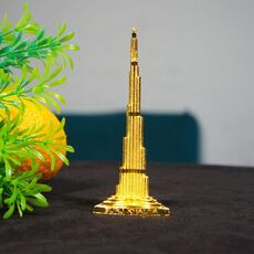 Ornamento commemorativo del modello turistico Burj Khalifa da 13 cm (triangolo oro)