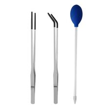 Pinzette per l'alimentazione degli animali domestici, pinzette per rettili, clip per l'alimentazione degli animali domestici, strumento per l'acquascape, stile: colore originale 3 pezzi