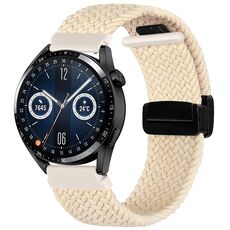 Per Garmin VivoMove Trend / Luxe / Style Cinturino per orologio in tessuto con chiusura magnetica da 20 mm (colore Starlight)