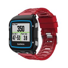 Per cinturino di ricambio in silicone tinta unita Garmin Forerunner 920XT (rosso)