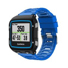 Per cinturino di ricambio in silicone tinta unita Garmin Forerunner 920XT (blu)