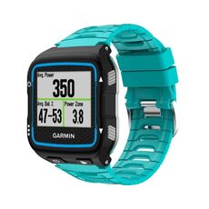 Per cinturino di ricambio in silicone tinta unita Garmin Forerunner 920XT (verde acqua)