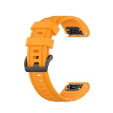 Per Garmin Epix Pro 42mm cinturino in silicone di colore puro (giallo)