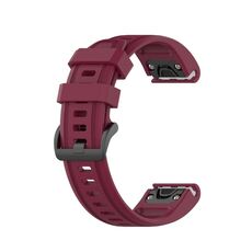 Per Garmin Epix Pro 42mm cinturino in silicone di colore puro (rosso vino)