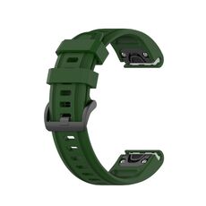 Per Garmin Epix Pro 42 mm cinturino in silicone di colore puro (verde militare)