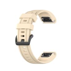 Per Garmin Epix Pro 42 mm cinturino in silicone di colore puro (beige)