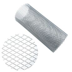 XH-6013 100x33cm Paraurti con inserto per griglia in lega di alluminio con griglia universale per auto, tipo: foro piccolo (argento)