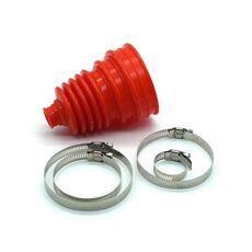 XH-6145 Copertura antipolvere in gomma con sfera dello sterzo per auto (rossa)