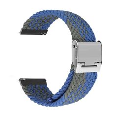 Per Huawei Watch 4/4 Pro cinturino in nylon intrecciato con fibbia in metallo (Z blu verde)
