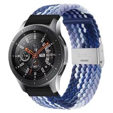 Per Huawei Watch 4/4 Pro cinturino in nylon intrecciato con fibbia in metallo (Z Blueberry)