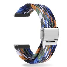 Per Huawei Watch 4/4 Pro cinturino in nylon intrecciato con fibbia in metallo (Z Denim colorato)