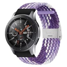 Per Huawei Watch 4/4 Pro cinturino in nylon intrecciato con fibbia in metallo (seme d'uva Z)