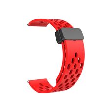 Per Huawei Watch 4/4 Pro cinturino in silicone con chiusura magnetica (rosso)