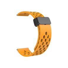 Per Huawei Watch 4/4 Pro cinturino in silicone con chiusura magnetica (giallo)