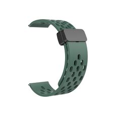 Per Huawei Watch 4/4 Pro cinturino in silicone con chiusura magnetica (verde pino)