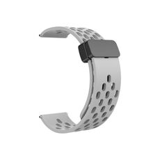 Per Huawei Watch 4/4 Pro cinturino in silicone con chiusura magnetica (grigio nuvola)