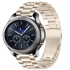 Per Huawei Watch 4/4 Pro cinturino in acciaio inossidabile con tre perline (colore Starlight)