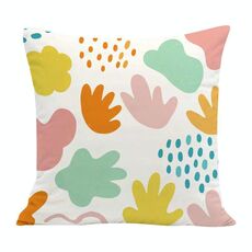 Federa per cuscino da divano stampata con blocchi colorati, senza stampa centrale su richiesta, dimensioni: 35x35 cm (velluto olandese)