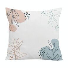 Federa per cuscino per divano stampata con rami, senza stampa centrale, su richiesta, dimensioni: 35x35 cm (velluto cristallo)