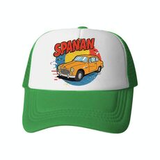Cappello con visiera in spugna stampata per auto, stampa su richiesta (verde)