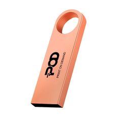 POD Metal USB 2.0 Flash Drive Stampa su richiesta, Memoria: 16 GB (oro rosa)