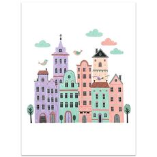 Stampa su tela decorativa con stampa a getto d'inchiostro EPSON 320g senza cornice, castello, su richiesta, dimensioni: 15x20 cm