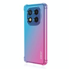 Per Redmi Note 14 Pro+ 5G ENKAY Hat-Prince Gradient Airbag TPU Custodia per telefono (blu rosa)