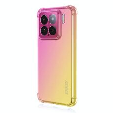Per Xiaomi 15 ENKAY Hat-Prince Gradient Airbag TPU Custodia per telefono (oro rosa)