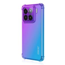 Per Xiaomi 15 ENKAY Hat-Prince Gradient Airbag TPU Custodia per telefono (viola blu)