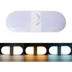 Luce per camper da 12-24 V, 180 LED, luce da tetto dimmerabile a 3 temperature di colore FC02