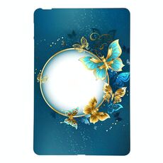 Per Amazon Kindle Paperwhite 12th 2024 Custodia in TPU per tablet intelligente con motivo dipinto a colori (cerchio farfalla)