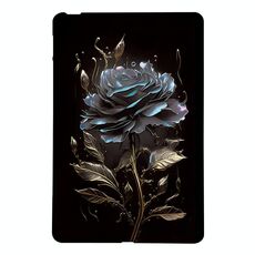 Per Amazon Kindle Paperwhite 12th 2024 Custodia in TPU per tablet intelligente con motivo dipinto a colori (nero rosa)