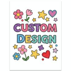 Stampa su tela decorativa EPSON Inkjet 320g senza cornice, disegno di bambino, su richiesta, dimensioni: 13x18 cm