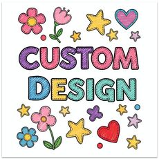Stampa su tela decorativa EPSON Inkjet 320g senza cornice, disegno di bambino, su richiesta, dimensioni: 30x30cm