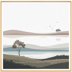 Dipinto decorativo con cornice in lega di alluminio, stampa su richiesta, dimensioni: 50x50 cm