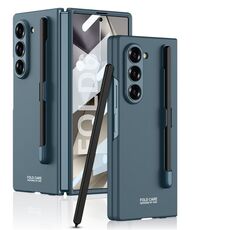 Per Samsung Galaxy Z Fold6 GKK Custodia per telefono PC ultrasottile integrata con slot per penna, penna non inclusa (verde)