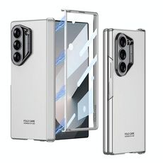 Per Samsung Galaxy Z Fold6 GKK Custodia per telefono Explorer con cerniera pieghevole magnetica integrata all-inclusive (argento)